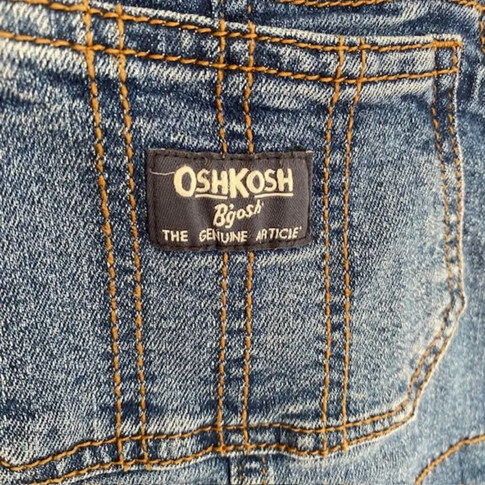 OshKosh B'gosh Blue Jean Denim Overalls - 18M - NWT